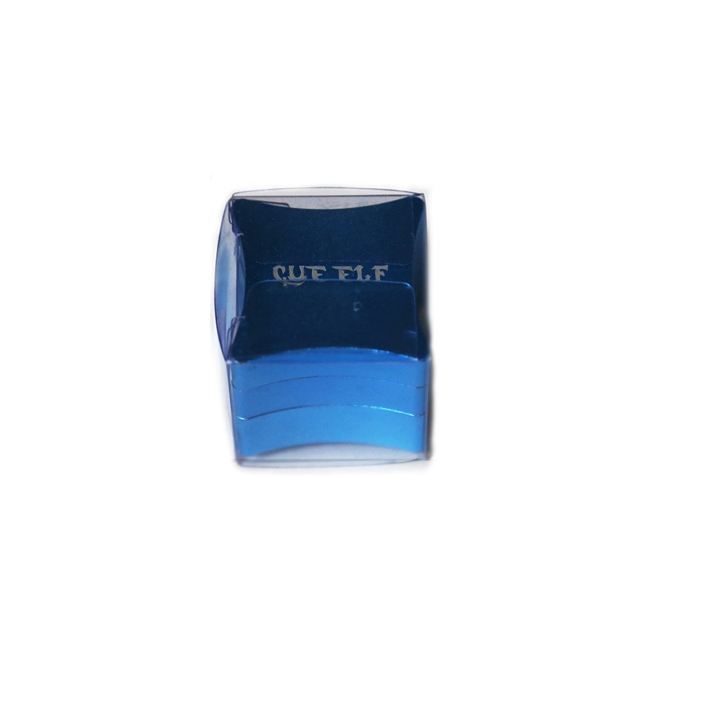 Xmlinco popular 3 layers blue color billiards chalk holder case with magnetic snooker/billiard pool chalk box