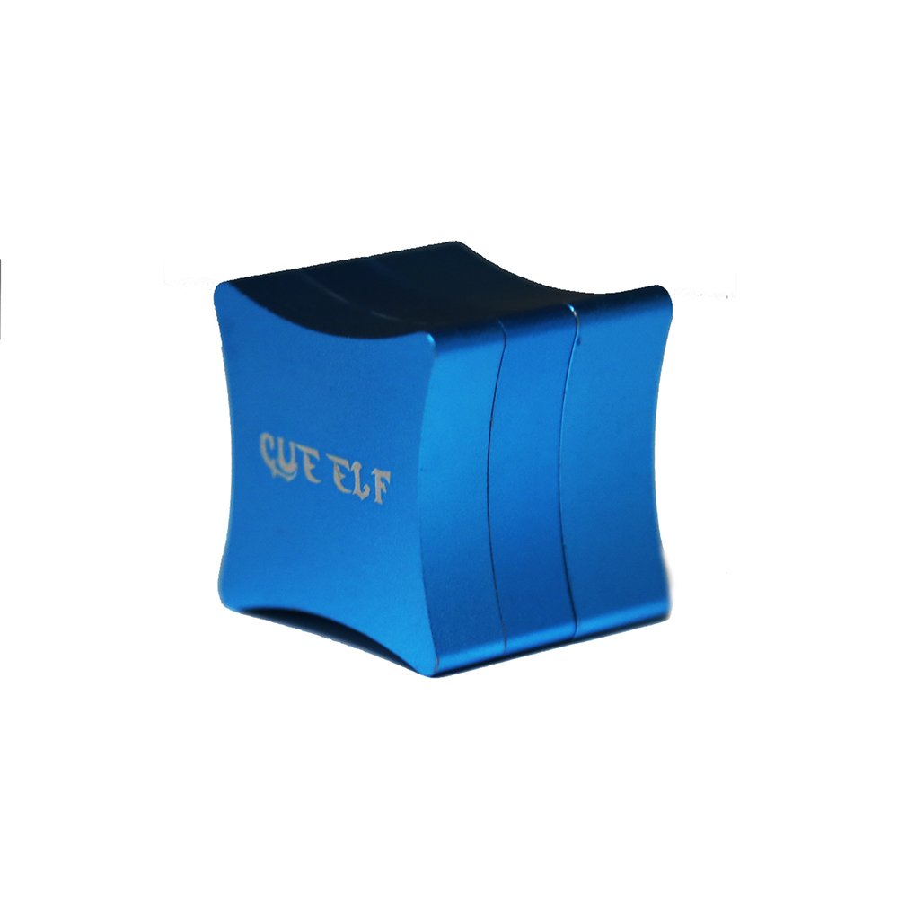 Xmlinco popular 3 layers blue color billiards chalk holder case with magnetic snooker/billiard pool chalk box