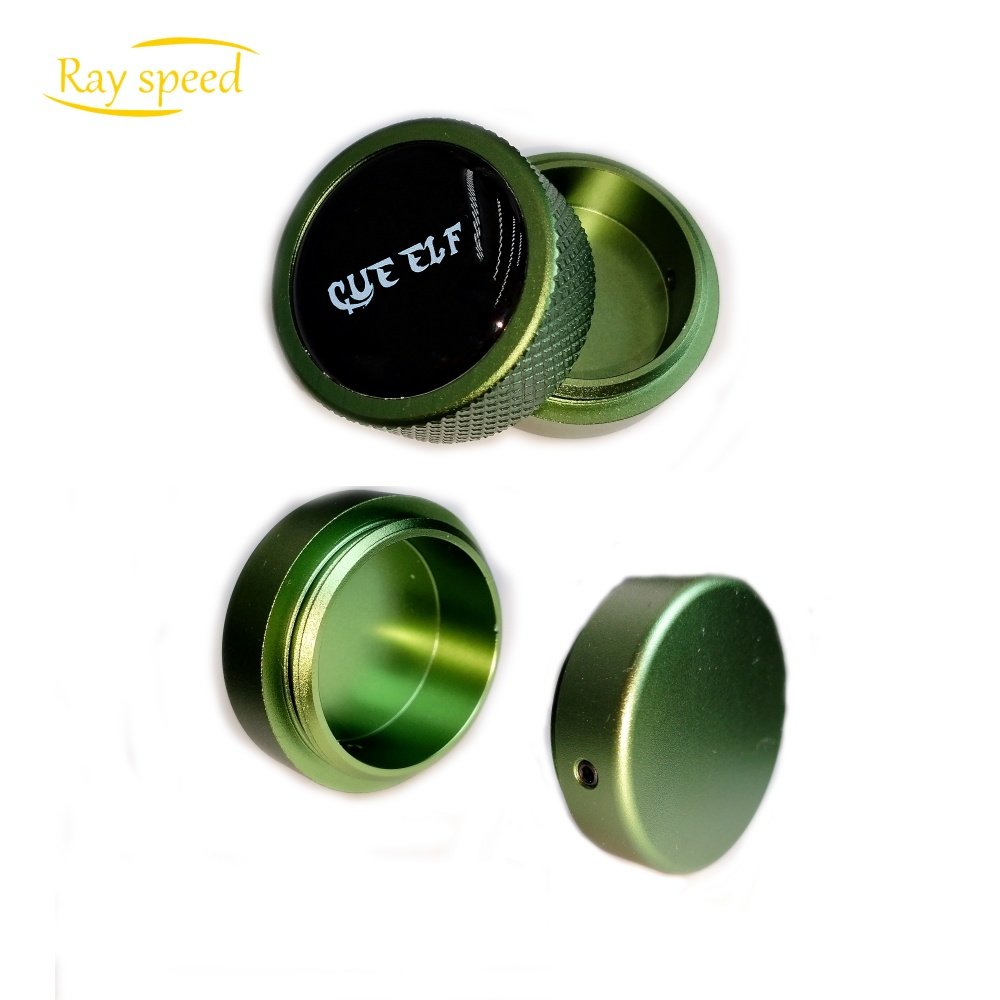 Rayspeed Upgrade Round Pool Cue Chalk Holder-Portable Cue Chalk Holder for Billiard Cue Billiard Snooker Accessory Non-magnetic
