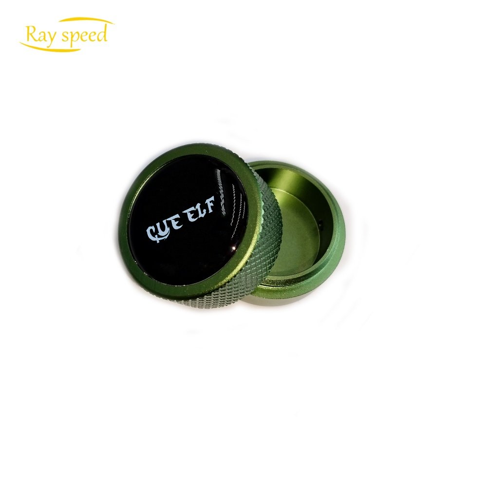 Rayspeed Upgrade Round Pool Cue Chalk Holder-Portable Cue Chalk Holder for Billiard Cue Billiard Snooker Accessory Non-magnetic