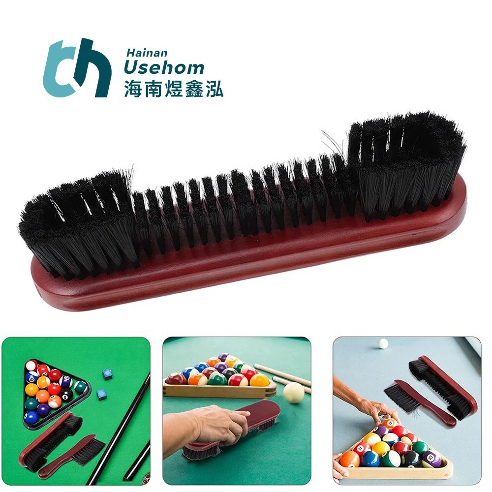 Hot Sale Billiard Accessories Snooker Pool Cue Towel Table Felt Cleaner Brush Kit Pool Table Brush
