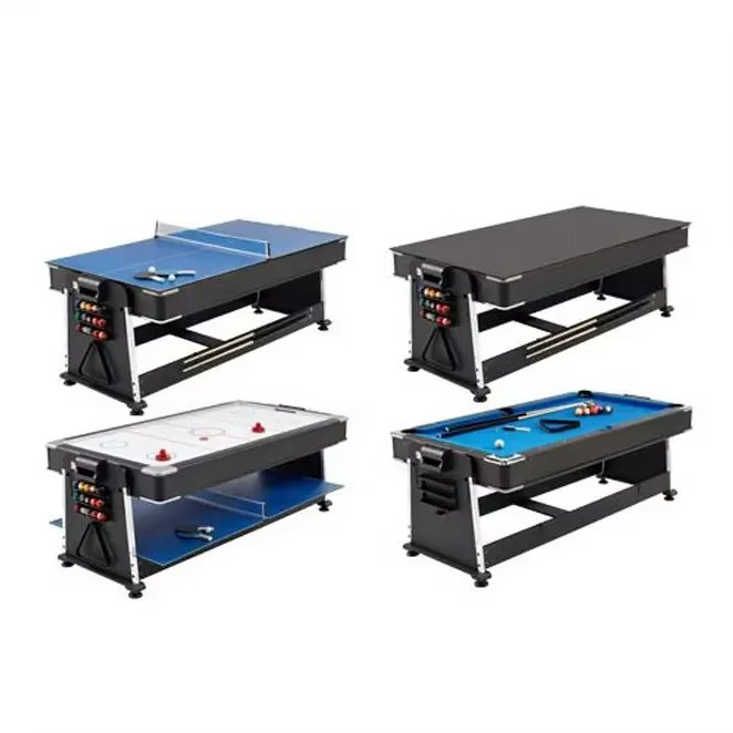 Hot-selling 7ft billiard table air hockey ping-pong functions 4 in 1 multi game table Snooker Pool table