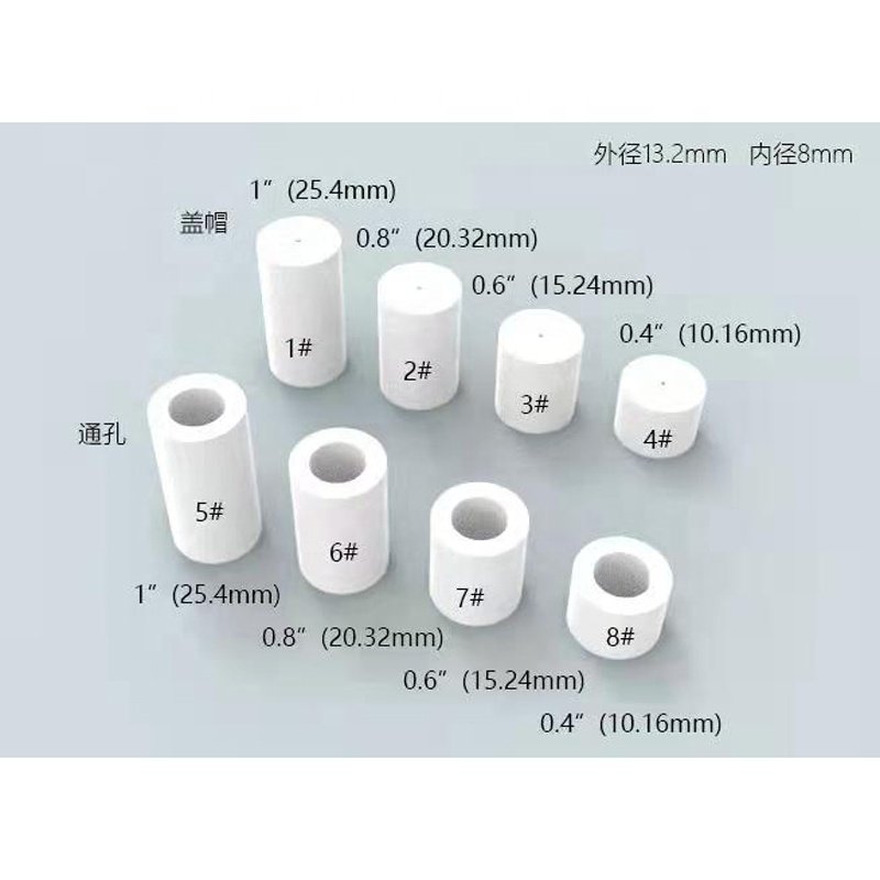 Premium Billiard Pool Cue 13mm Anti-explosive Plastic Ferrules White Color