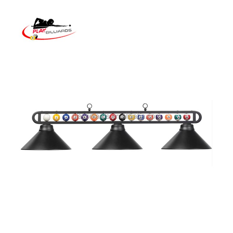 Customizable 8ft/4ft Snooker Pool Table Shadowless Lamps Low Price Vintage 3 Head Dining Room Lamps Office Chandelier