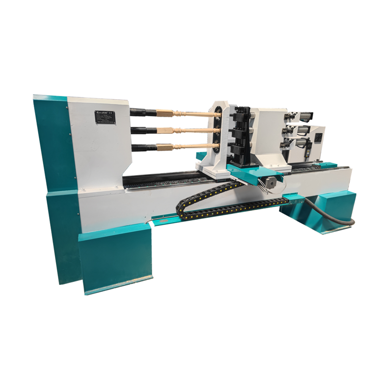 CA-1512 Three axis cnc wood lathe turning machine billiard cue making machine