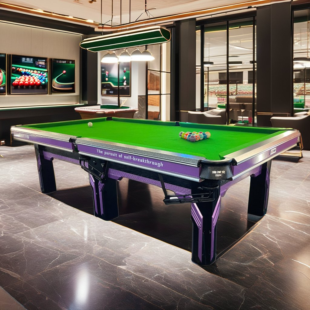 Indoor Luxury International Standard Wood Billiard / Standard Pool Billiard Table 9Ft Rasson