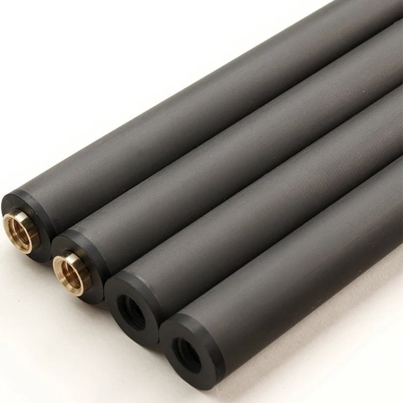 Good Straightness Carbon Fiber Pool Cue Shafts With 3/8-10 Joint Low Deflection Protaper Pool Cue Shaft