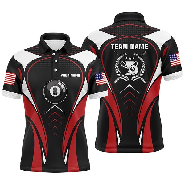 Sublimation Printing Custom Jersey Man Polo Tshirts Billiard Team Snooker Billiard Shirt 100% polyester