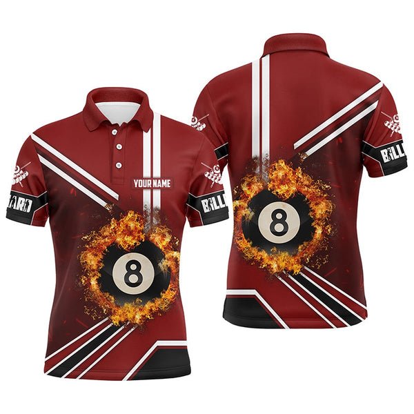 Sublimation Printing Custom Jersey Man Polo Tshirts Billiard Team Snooker Billiard Shirt 100% polyester