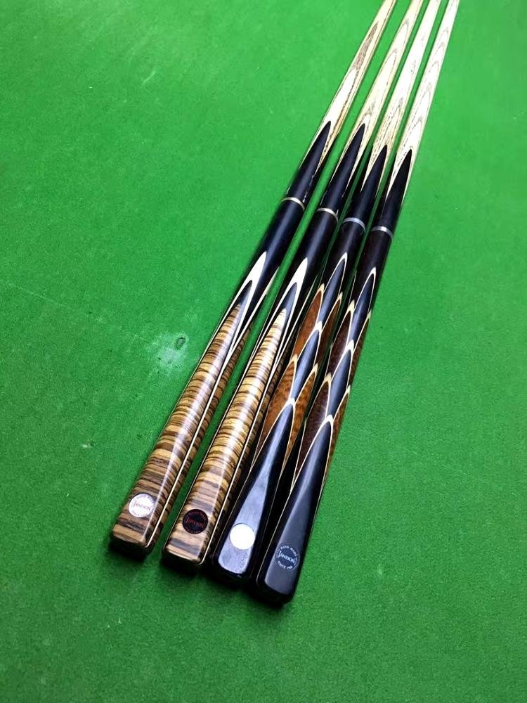 customized handmade ebony wood very straight snooker cue