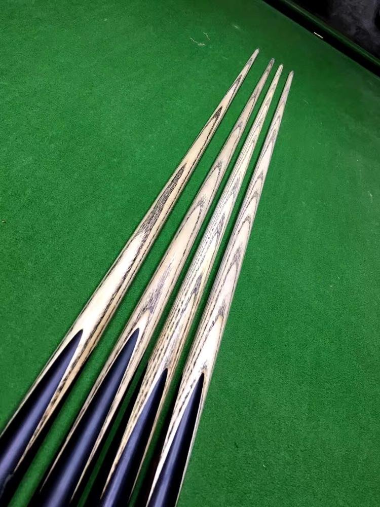 customized handmade ebony wood very straight snooker cue
