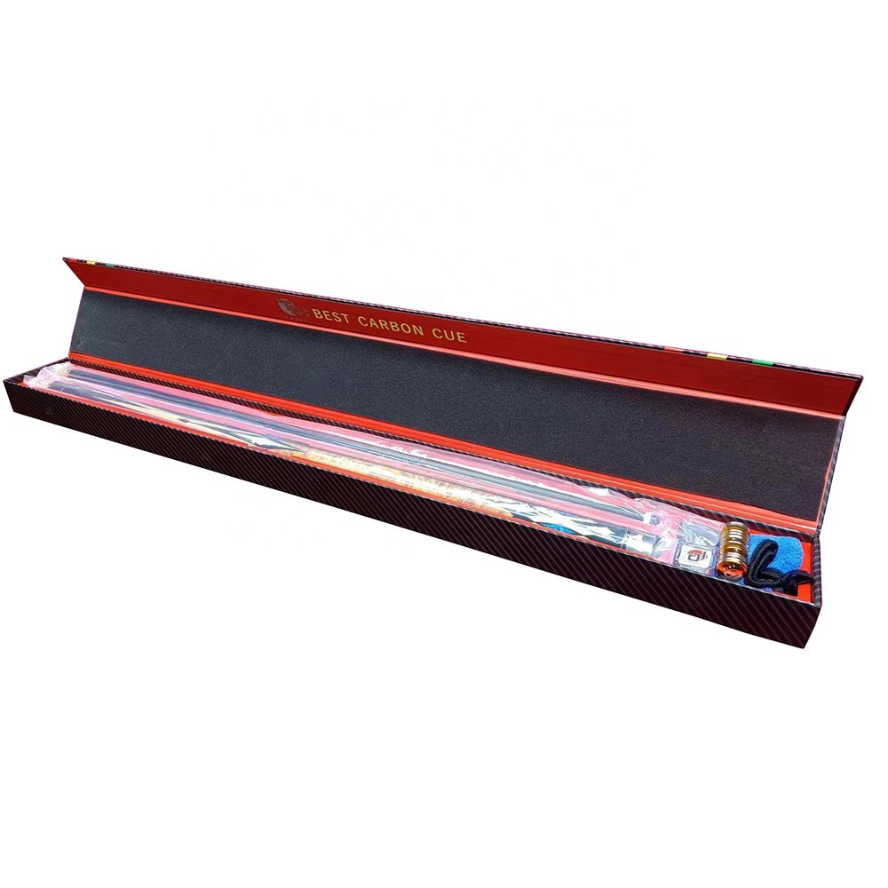 Bojue manufacturer high end billiard & snooker custom made 1/2 style pool cue and case