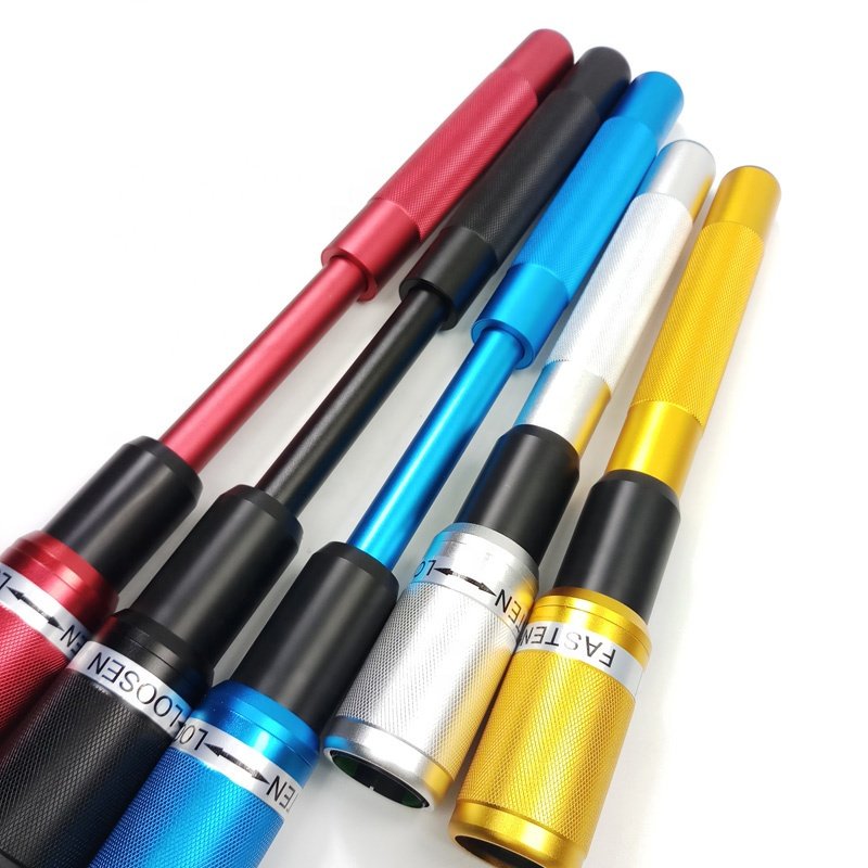 5Colors optional Durable Nine-ball Club Aluminum Alloy Telescopic Pool Cue Extension 33.5cm can extend to 45cm Snooker extenders