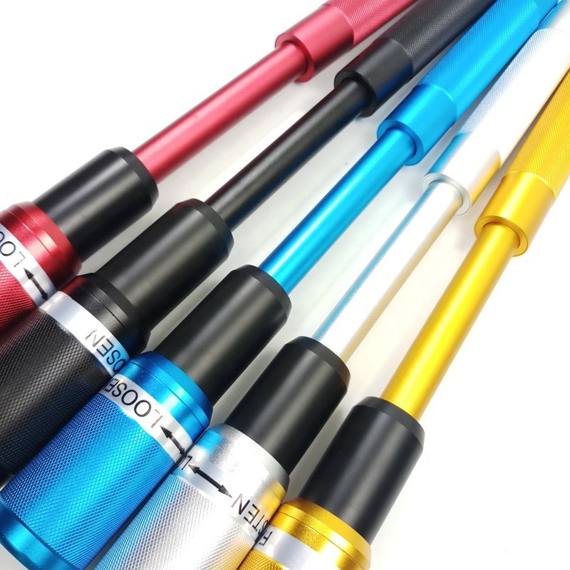 5Colors optional Durable Nine-ball Club Aluminum Alloy Telescopic Pool Cue Extension 33.5cm can extend to 45cm Snooker extenders