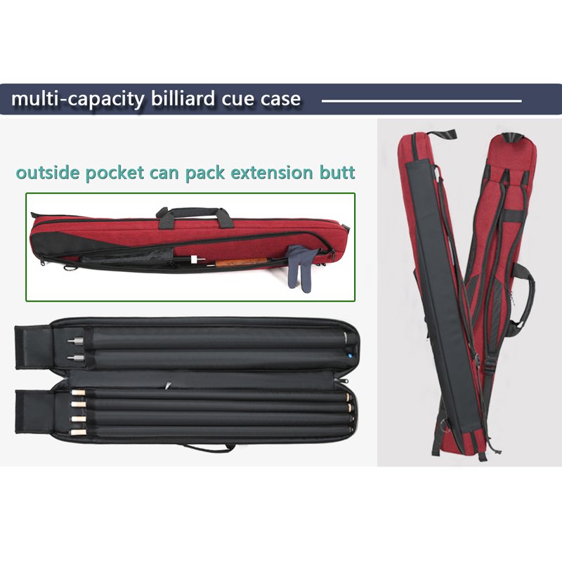 Custom Oxford Soft Shoulder Crossbody Bag Portable Large Capacity Waterproof Snooker & Billiard Cue Cases