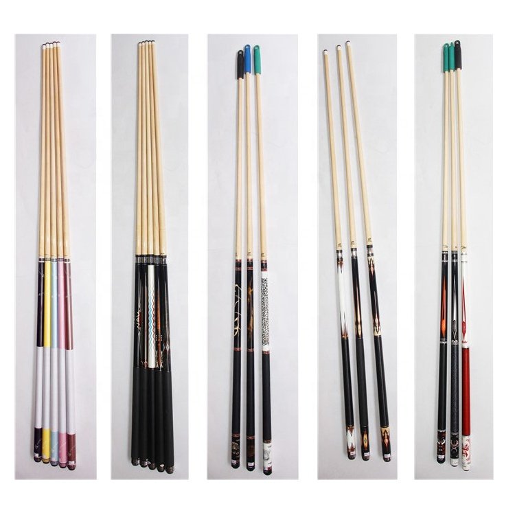 Konford OEM Ebony Wood Aluminum 3/8-10 Modified Insert New High Grade Technology Bag Full ODM Snooker Billiard Pool Cue Sticks