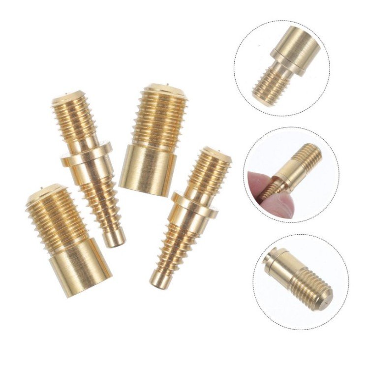 Factory Wholesale Snooker Cue Butt Brass Connector Fitting Male Female Set Billliards Accessories
