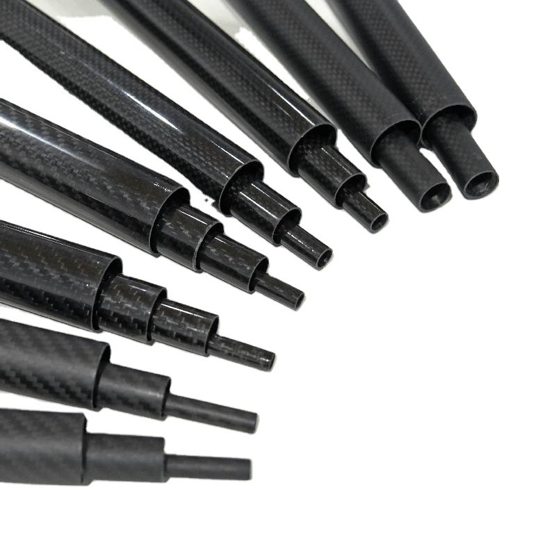 Lightweight And Highstrength Glossy Carbon Fiber Pool Cue Stick 3k Telescopic Tube