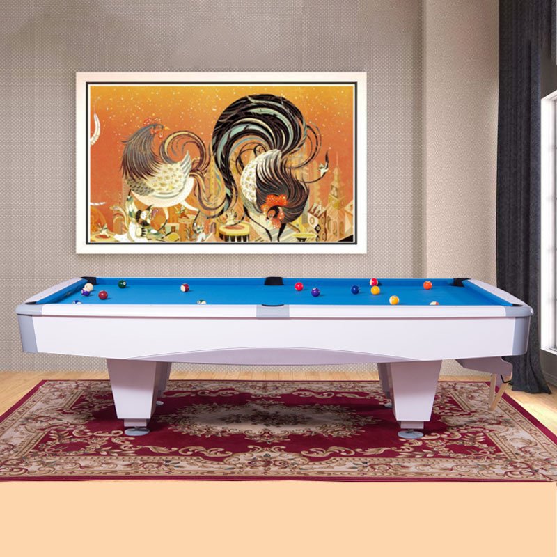Sports 9-Ball Pool Table Custom Size Solid Wood Legs Leather Pockets Snooker & Billiard Metal Frame MDF Cushions billiard table