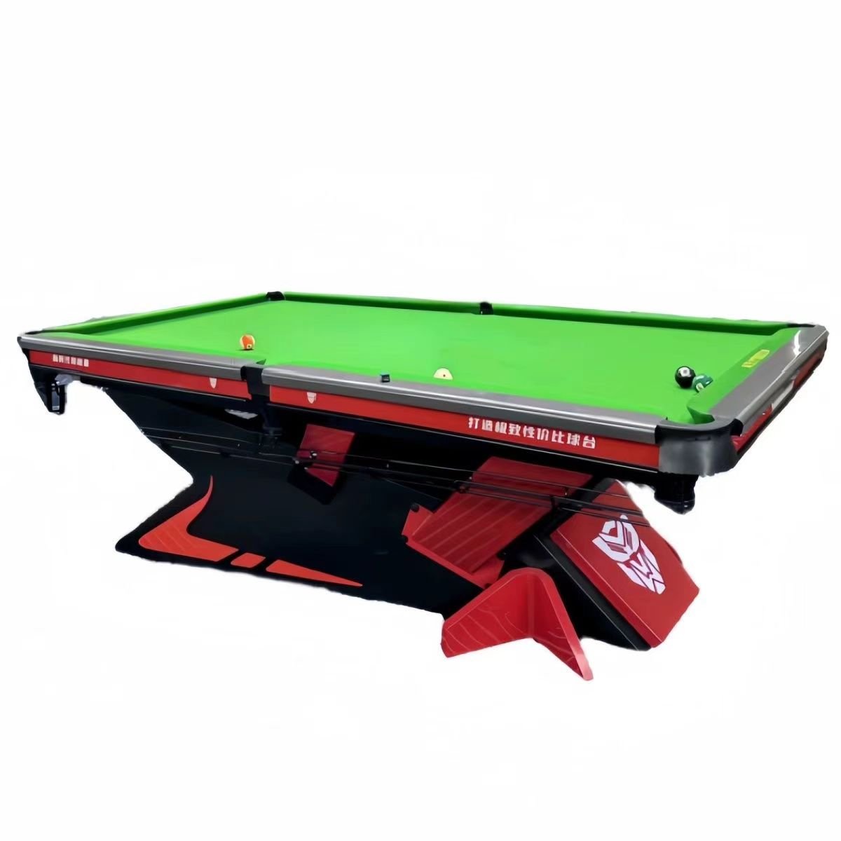China OLAN Newest Factory Sell Indoor Family Entertainment Sport 8 9FT Auto Ball Return steel plates Billiard Pool table