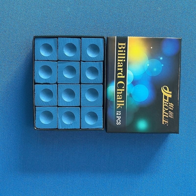 Bojue Wholesale High Quality Snooker billiards Custom Billiard Accessories Pool Cue blue Chalk