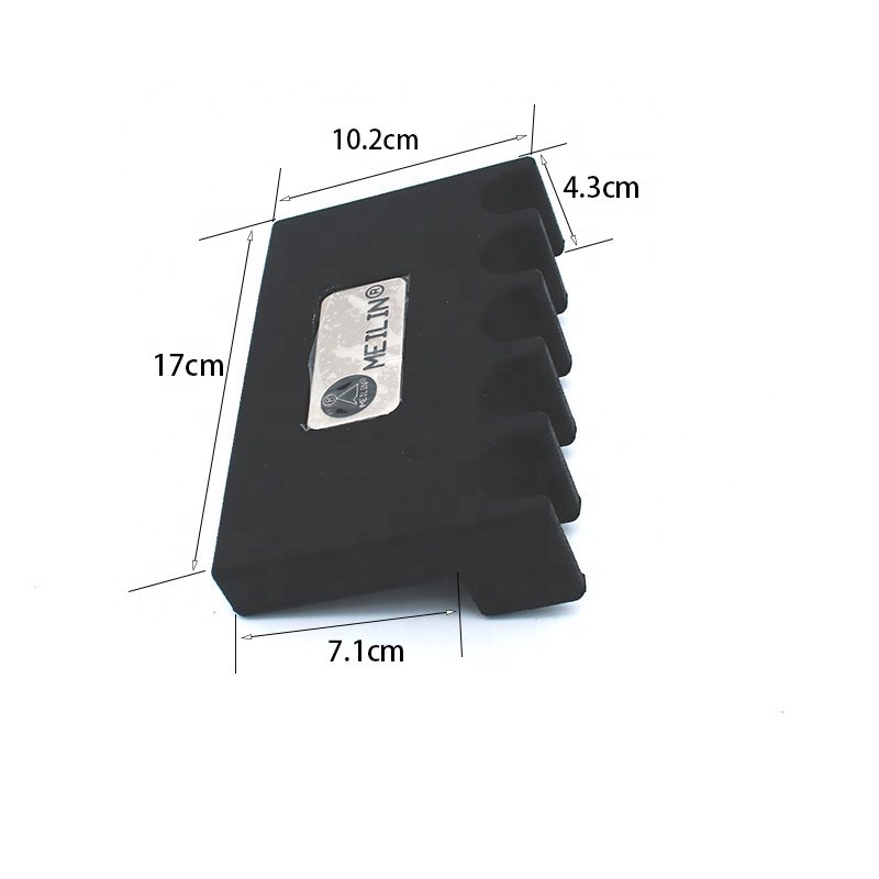 Premium Black Meilin 5 Holes Billiard Snooker Pool Cue Claw Holder Rack lay tool For Sale