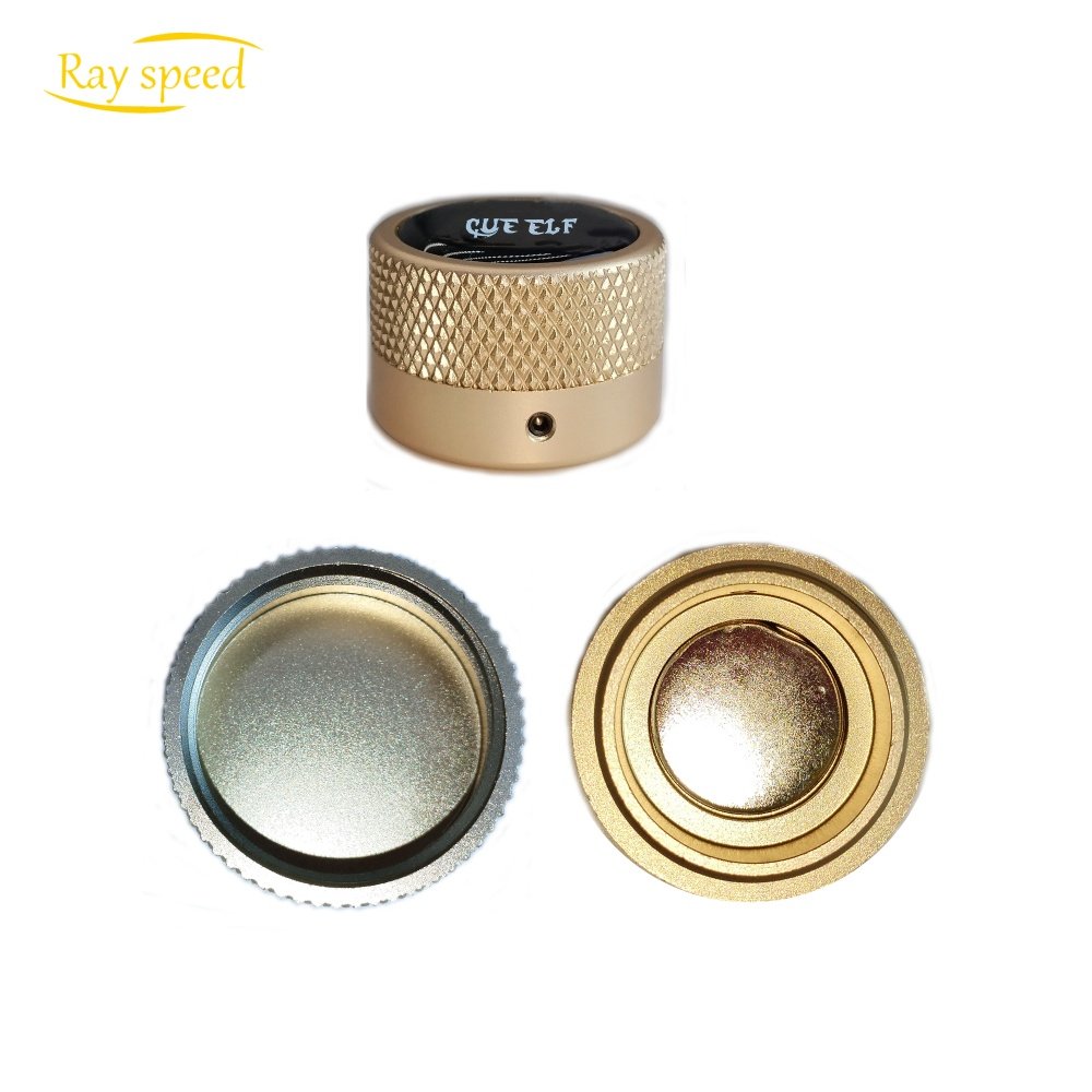 Rayspeed Round Magnetic Pool Cue Chalk Holder-Portable Cue Chalk Holder For Billiard Cue Billiard Snooker Accessory