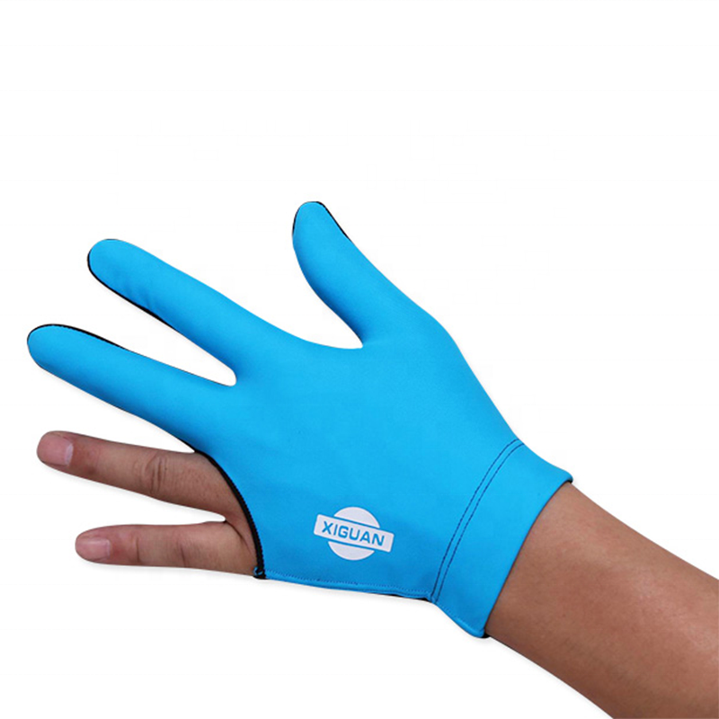 Factory Wholesale Price 3 Fingers Snooker & Pool Gloves with Left and Right Hand On Sale