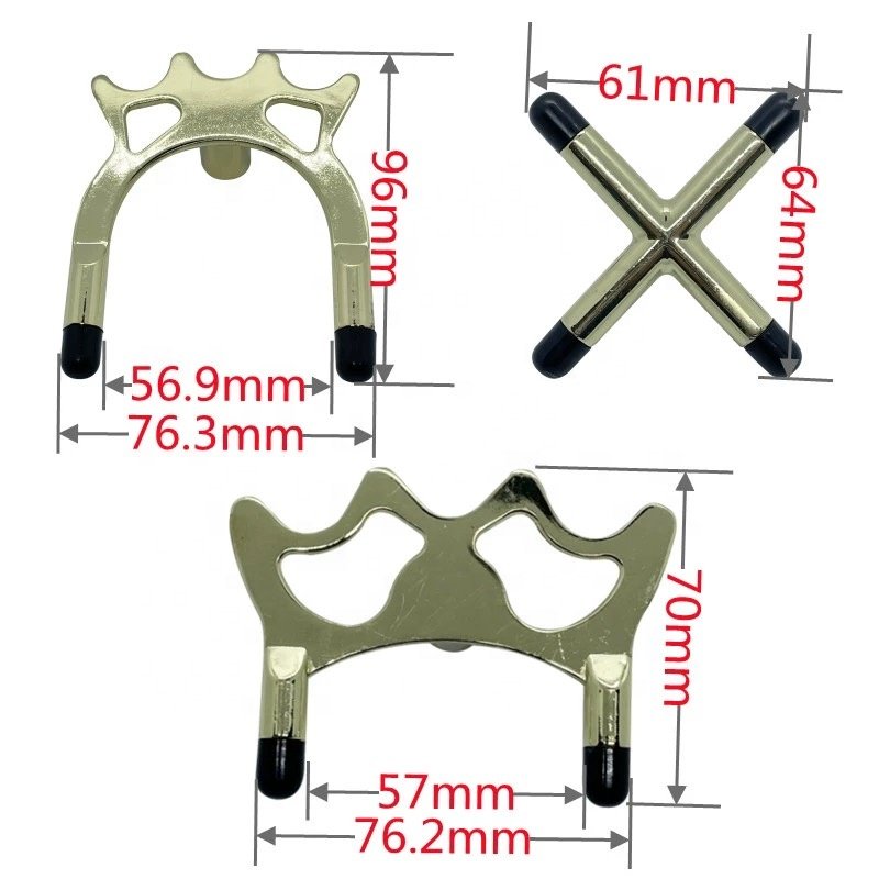 Pool Table Accessory Snooker White/golden color billiard rest cross cue head for billiard pool snooker cue stick