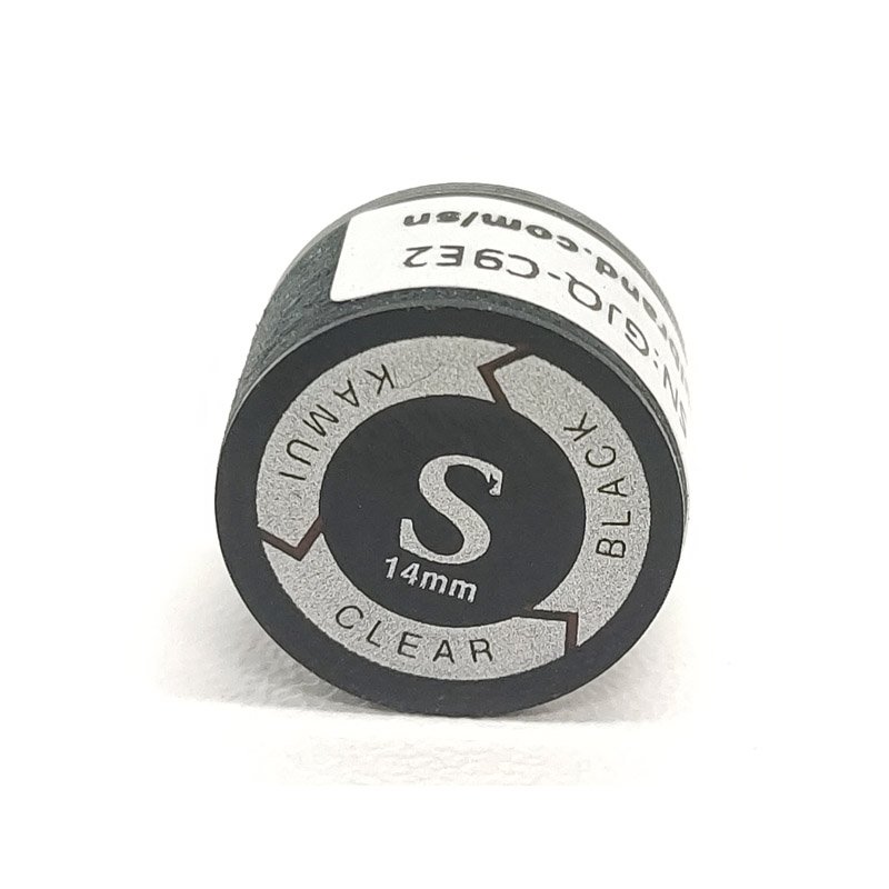 Hotsale Made in China 14mm SS S M H black clear Japan Kamui billiard pool cue tip