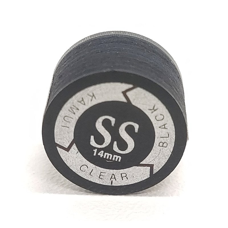 Hotsale Made in China 14mm SS S M H black clear Japan Kamui billiard pool cue tip