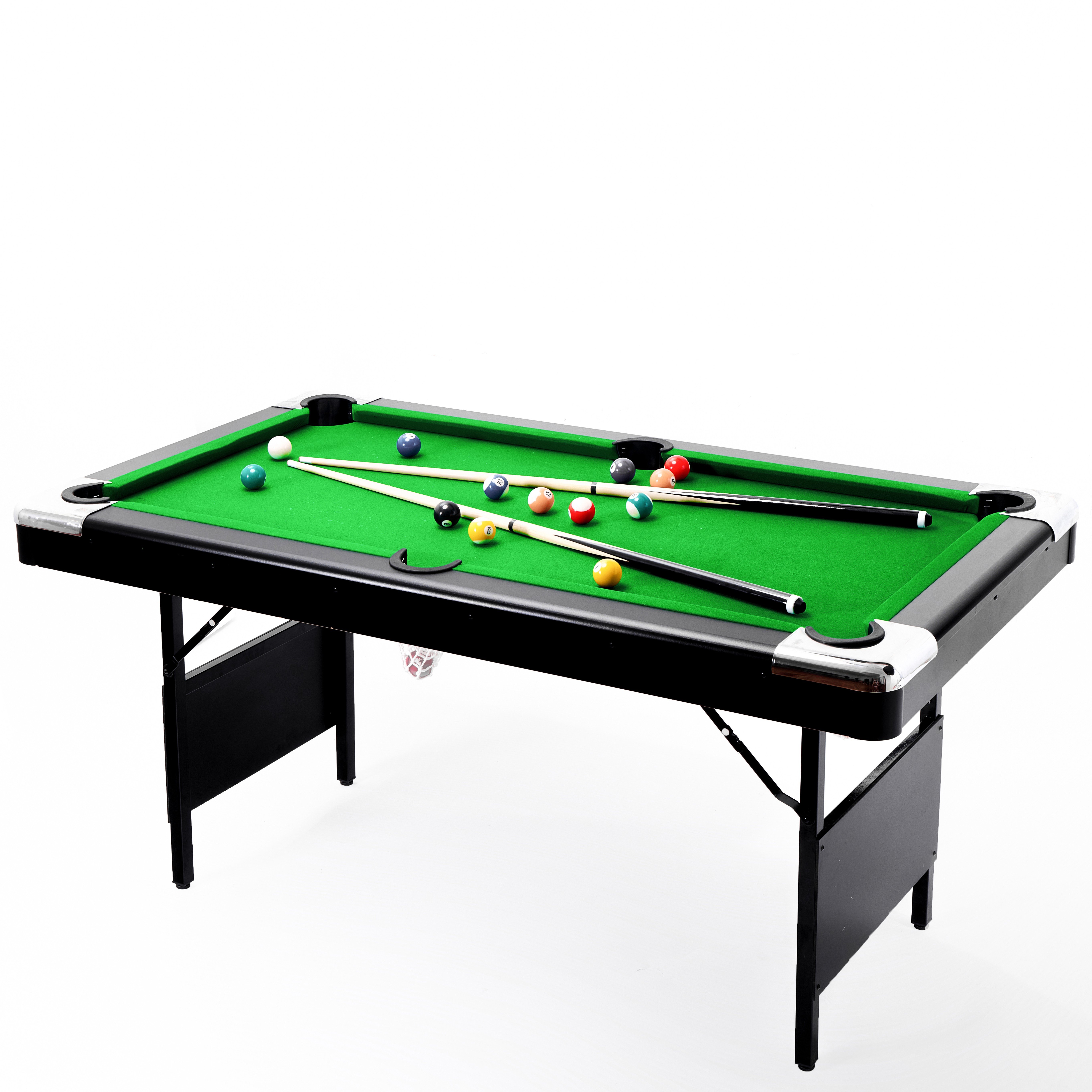 6FT BILLIARD TABLE Ball room Standard household Foldable billiard table adults Kids snooker table
