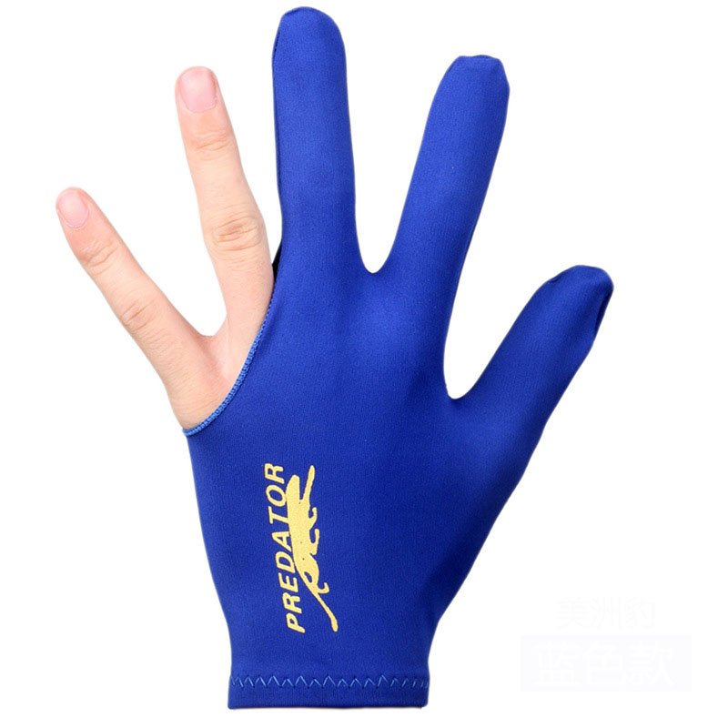China Manufactured 3 Finger Classic Billiard Pool Glove Billiard Gym Game Mittens Snooker & Billiard Table Gloves Accessory