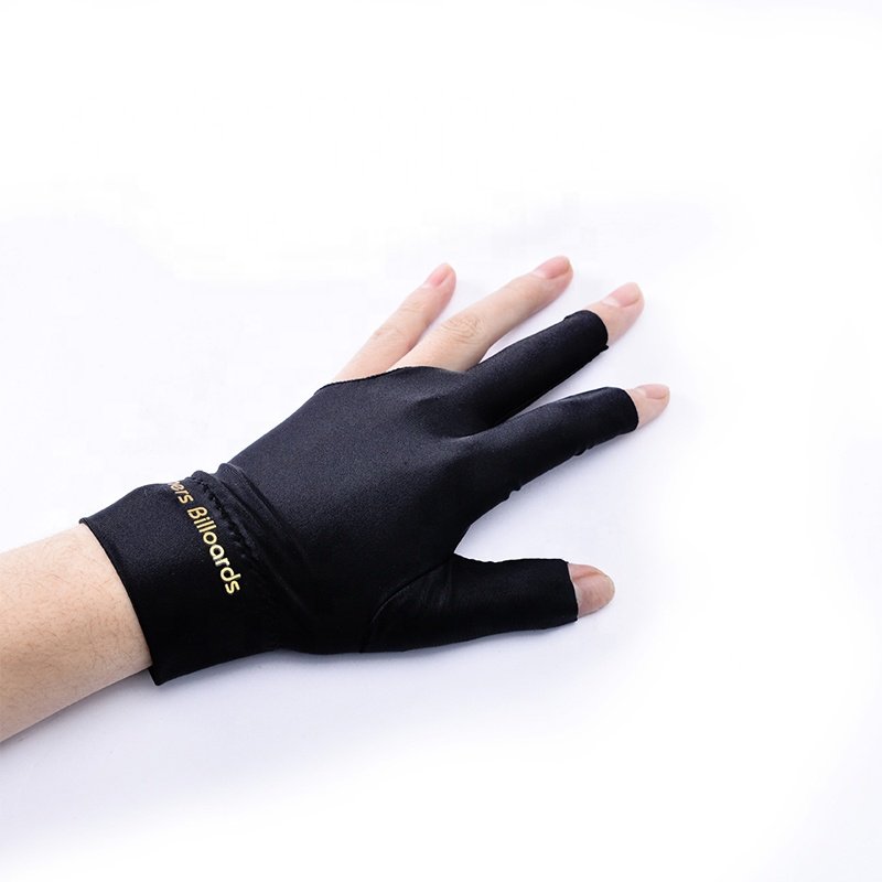 Wholesale Billiard Cue Gloves High Quality Three Finger Durable Snooker Gloves Factory Wholesale for Pool palyer