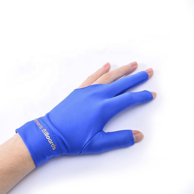Wholesale Billiard Cue Gloves High Quality Three Finger Durable Snooker Gloves Factory Wholesale for Pool palyer