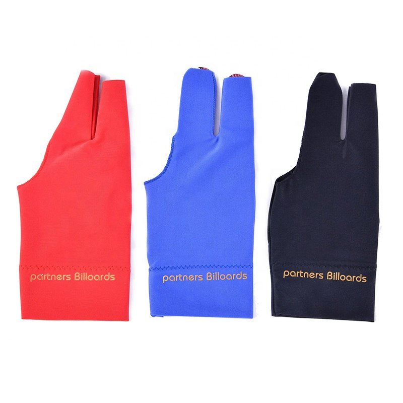 Wholesale Billiard Cue Gloves High Quality Three Finger Durable Snooker Gloves Factory Wholesale for Pool palyer