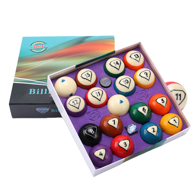 New Premium Best Quality 16A Resin Durable Shining Billiard Pool Ball 2.25" Set of 16PCS For Club Billiard Game