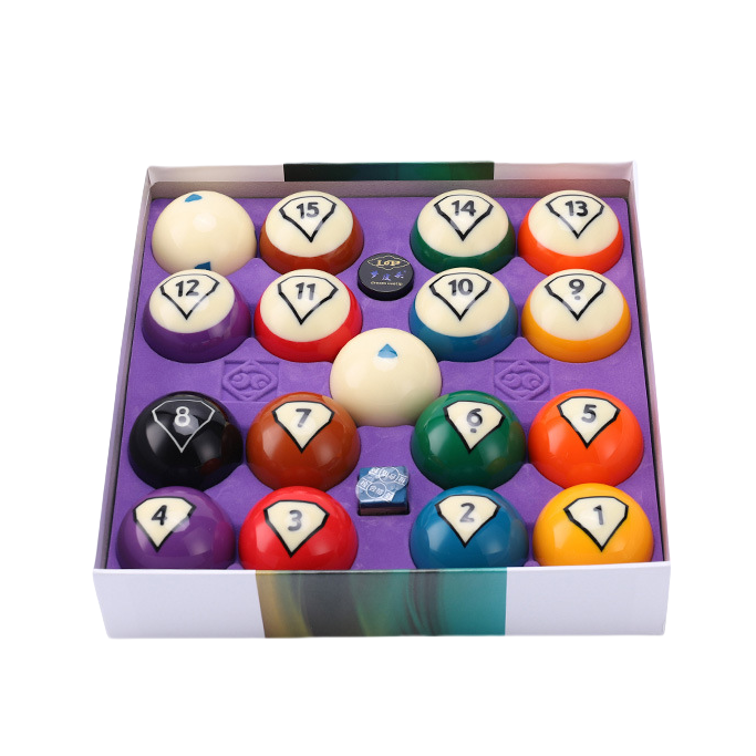 New Premium Best Quality 16A Resin Durable Shining Billiard Pool Ball 2.25" Set of 16PCS For Club Billiard Game