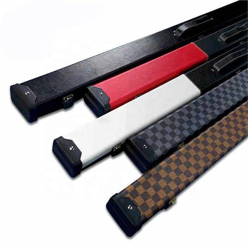Factory Wholesale 3/4 Billiard Cue Case Snooker Pool Cue Box 1/2 Cue Case