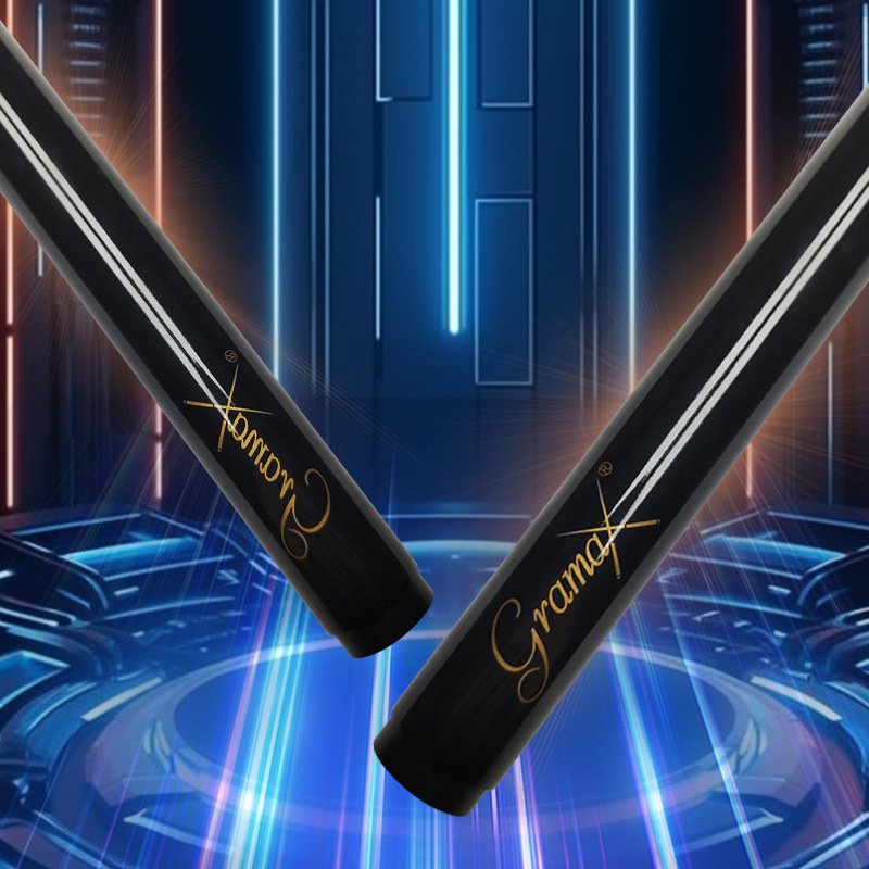 Carbon fiber hard rubber wood billiard cue middle eight snooker carbon head outer diameter 10.5mm spot