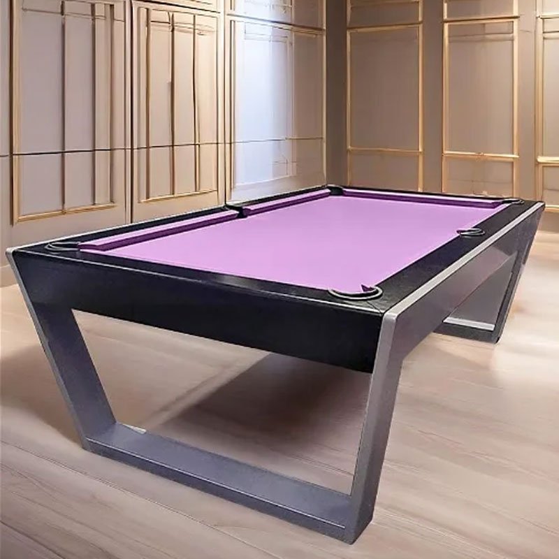2024 custom high quality slate bed solid wood modern luxury pool table 8ft billiard for sale