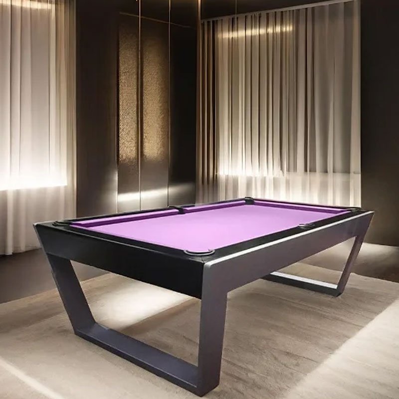 2024 custom high quality slate bed solid wood modern luxury pool table 8ft billiard for sale