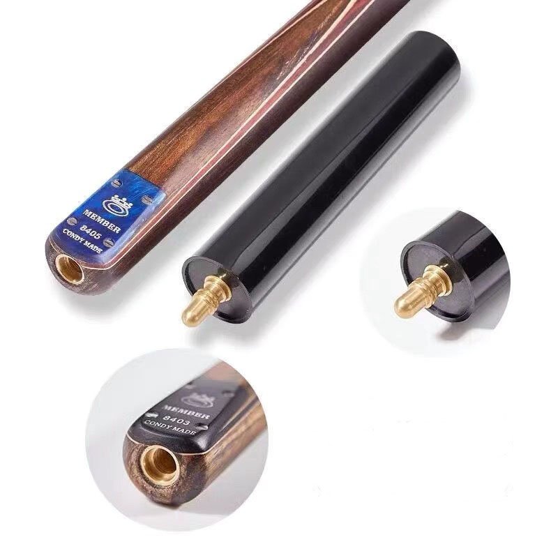 Factory Custom Logo Carbon Billiard Snooker Cue 3/4 Jointed Woods Snooker Cue Stick