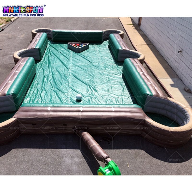Funny Billiard Sport football game inflatable snooker soccer pool table