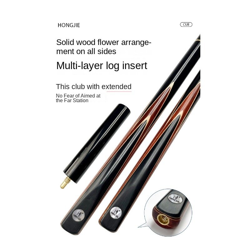 Manufacturer's Direct Sales of High-quality White Wax Snooker Billiards Poles, English Style Poles