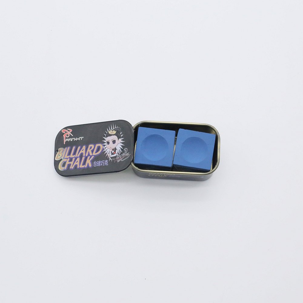 Xmlinco Hot Selling Blue Handmade Square Snooker /Billiard Chalk 2pcs One Box