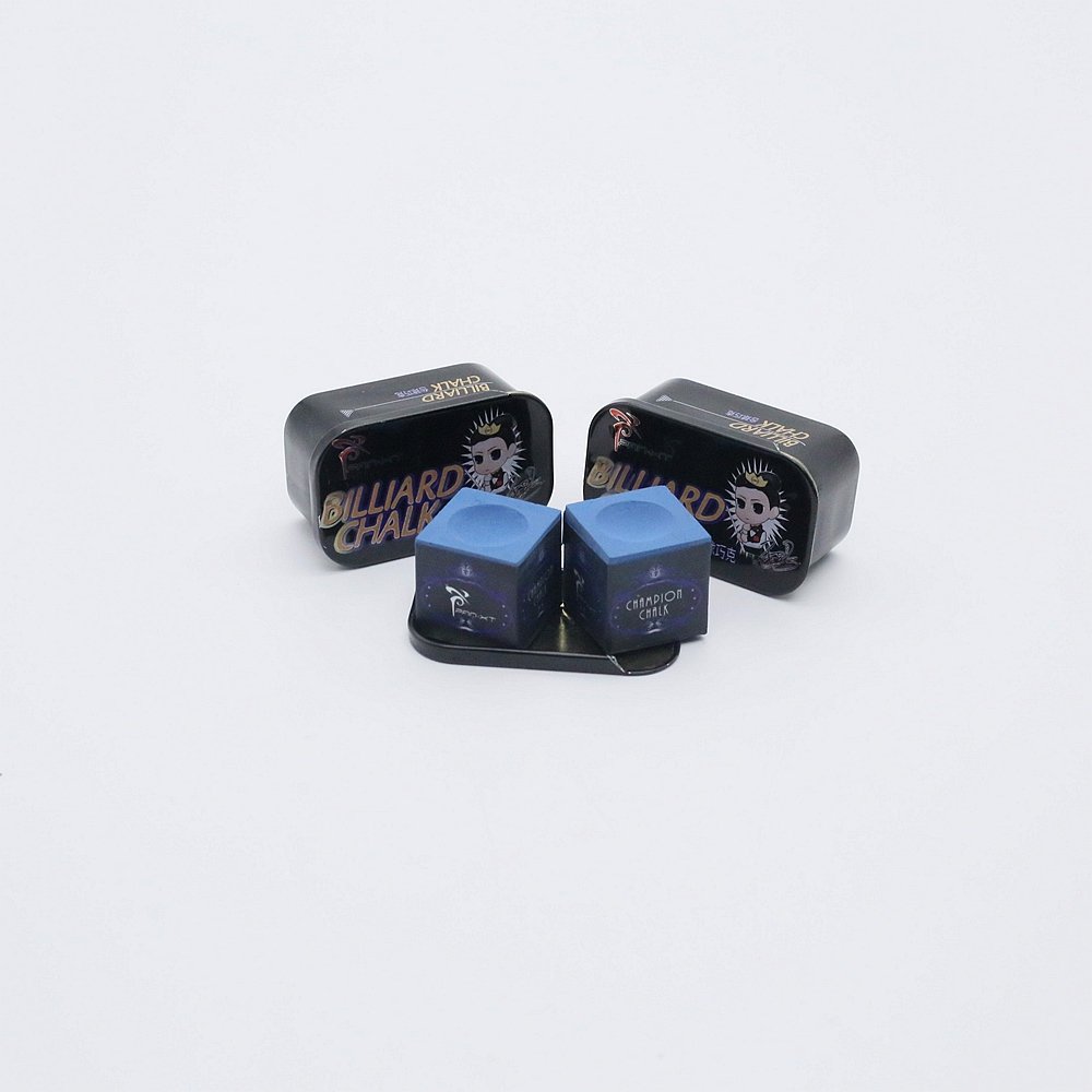 Xmlinco Hot Selling Blue Handmade Square Snooker /Billiard Chalk 2pcs One Box