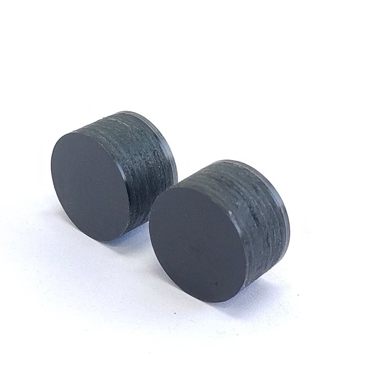 High quality 14mm layered tacos de pool cue tip black with transparent cushion in SS/S/M/H