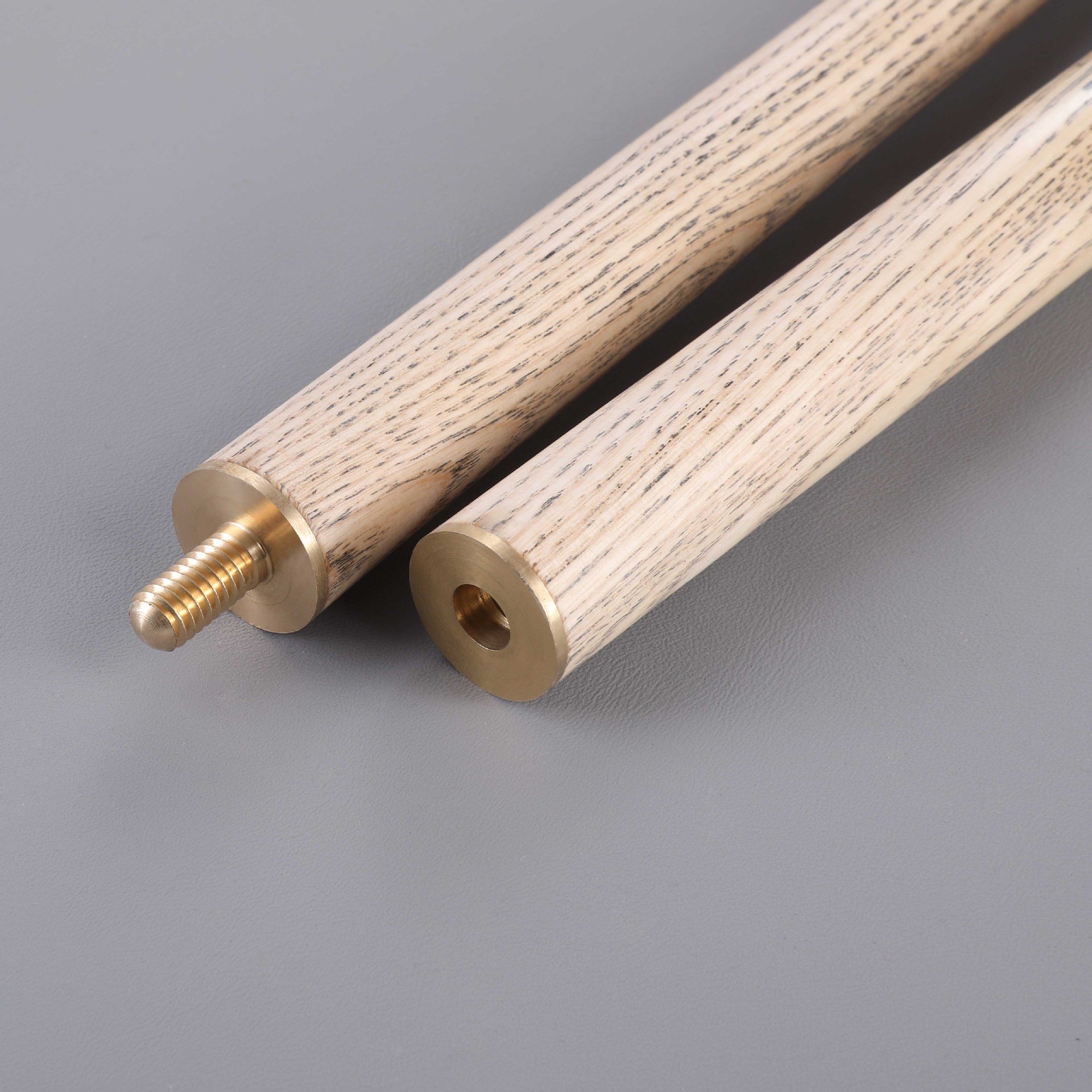 57 inch 1/2 Split Cues 10mm Tip Two Piece Wooden Billiards Cues 9-ball Ash Wood Snooker Pool Cue Stick for Bar Billiard House