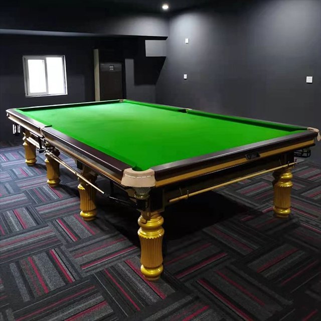 2022 Luxury Commercial Gym Equipment Wood Billiard Pool Tables for Leisure and Entertainment Snooker Table with Slate Cushion